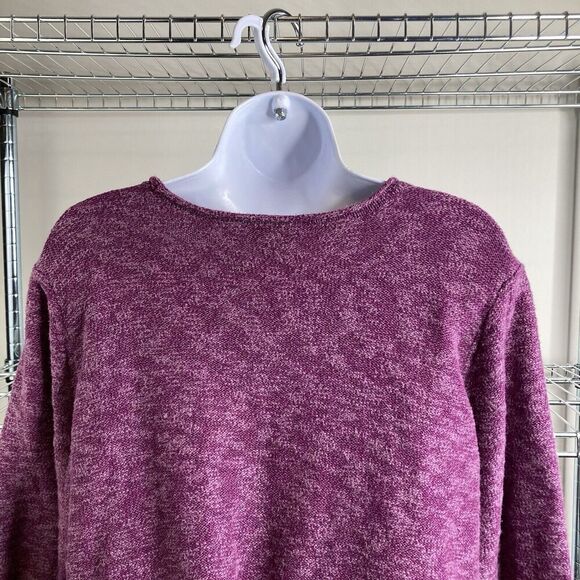 LOGO Lori Goldstein Women’s Pink Sweater Size‎ 1X Cozy Preppy Casual Pullover - Picture 8 of 9